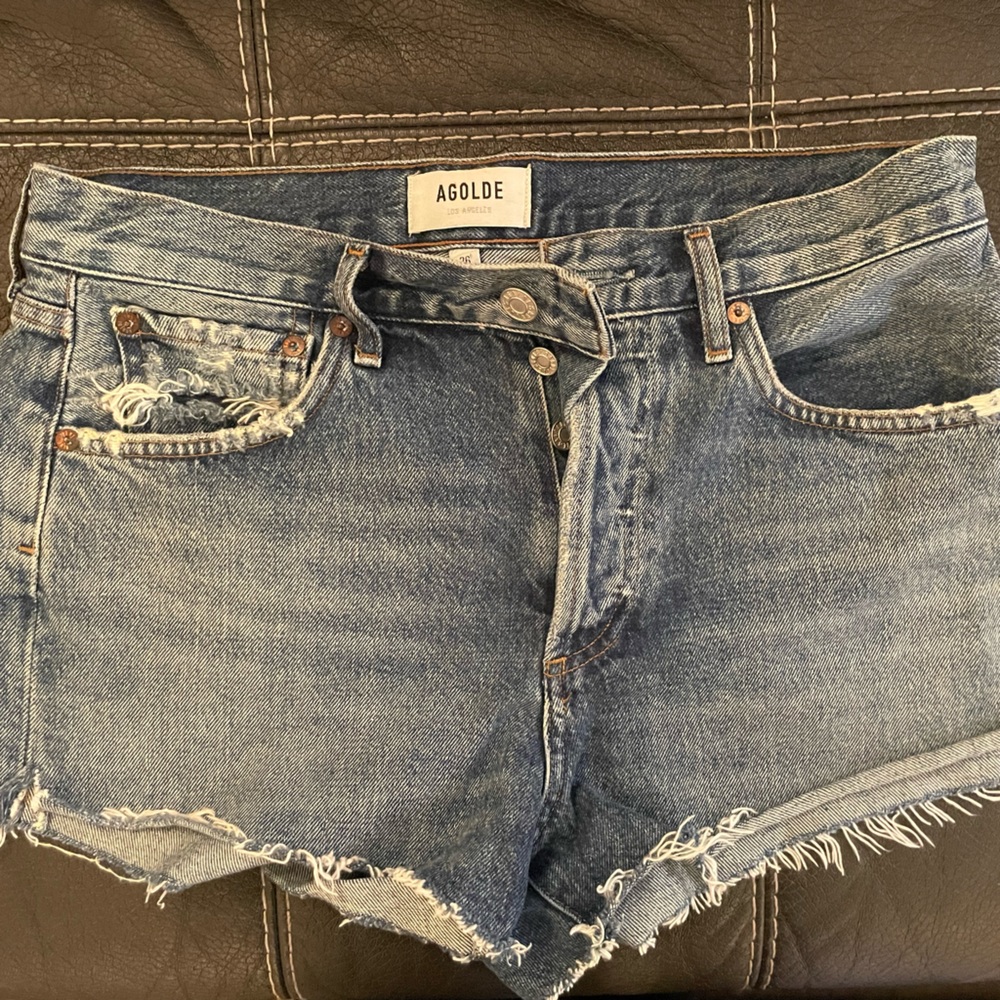 Agolde denim shorts